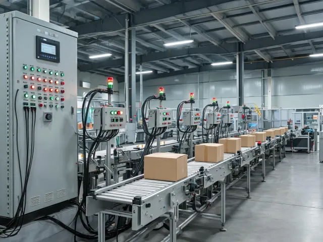 Modular packaging line control